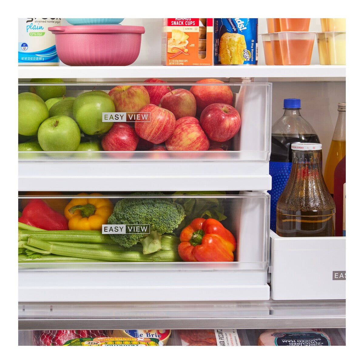 36-inch Wide True Counter Depth 4-Door French Door Refrigerator - 22 cu. ft.