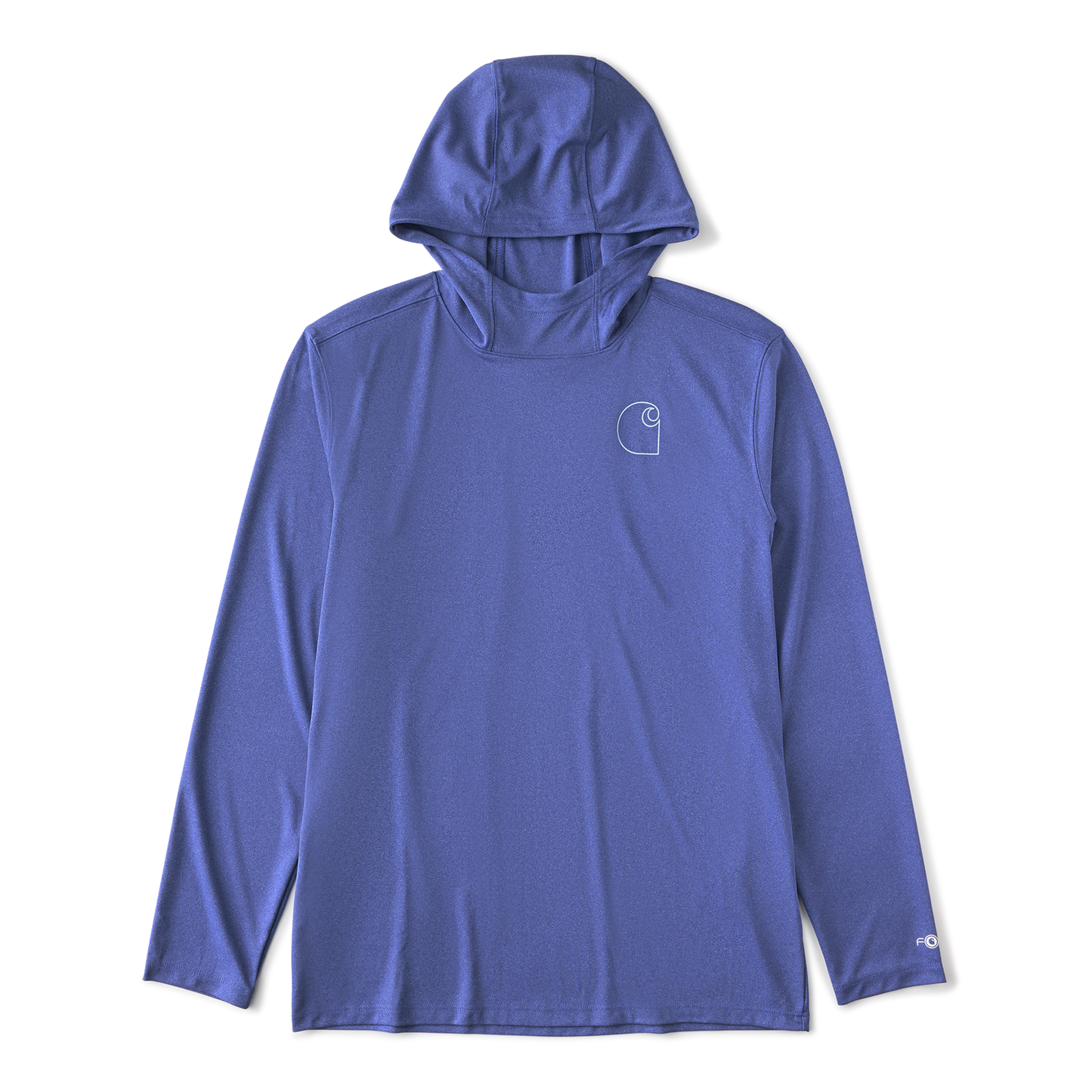 Carhartt Men's Force Sun Defender Lightweight Long-Sleeve Hooded Logo Graphic T-Shirt