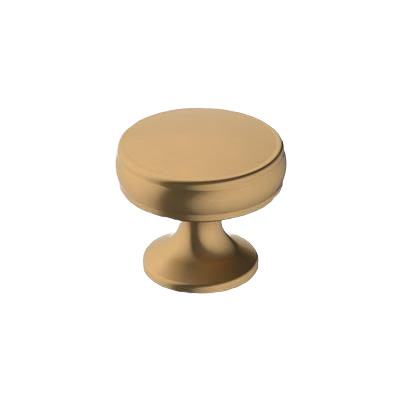 Champagne bronze cabinet knob with simple rounded design for furniture hardware and home improvement under $50 at Hartville Hardware