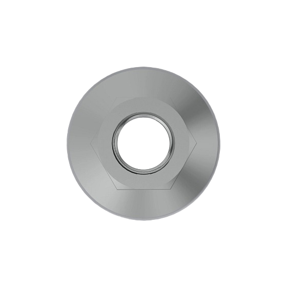 John Deere 9/16" Hexagonal Lock Nut, 2-Pack