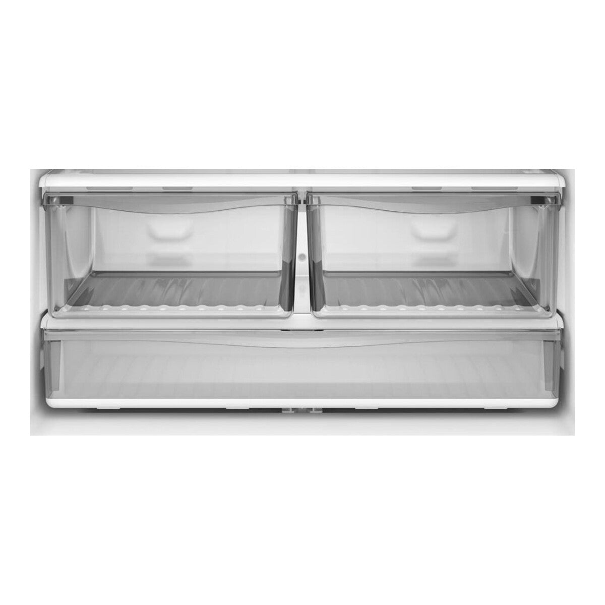 22 Cu. Ft. 33-Inch Bottom Mount Refrigerator with Left Door Swing in PrintShield® Stainless Steel