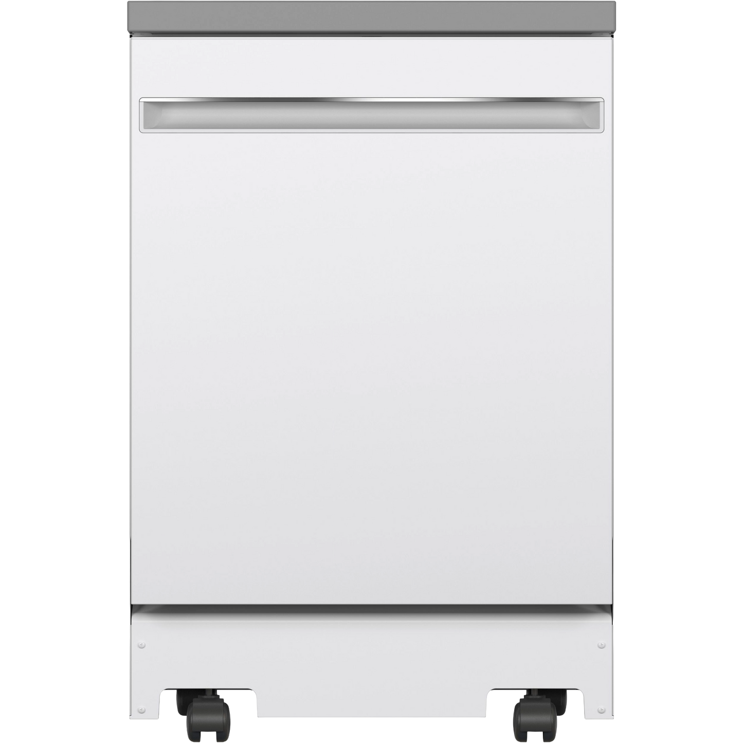 GE® ENERGY STAR® 24" Stainless Steel Interior Portable Dishwasher with Sanitize Cycle
