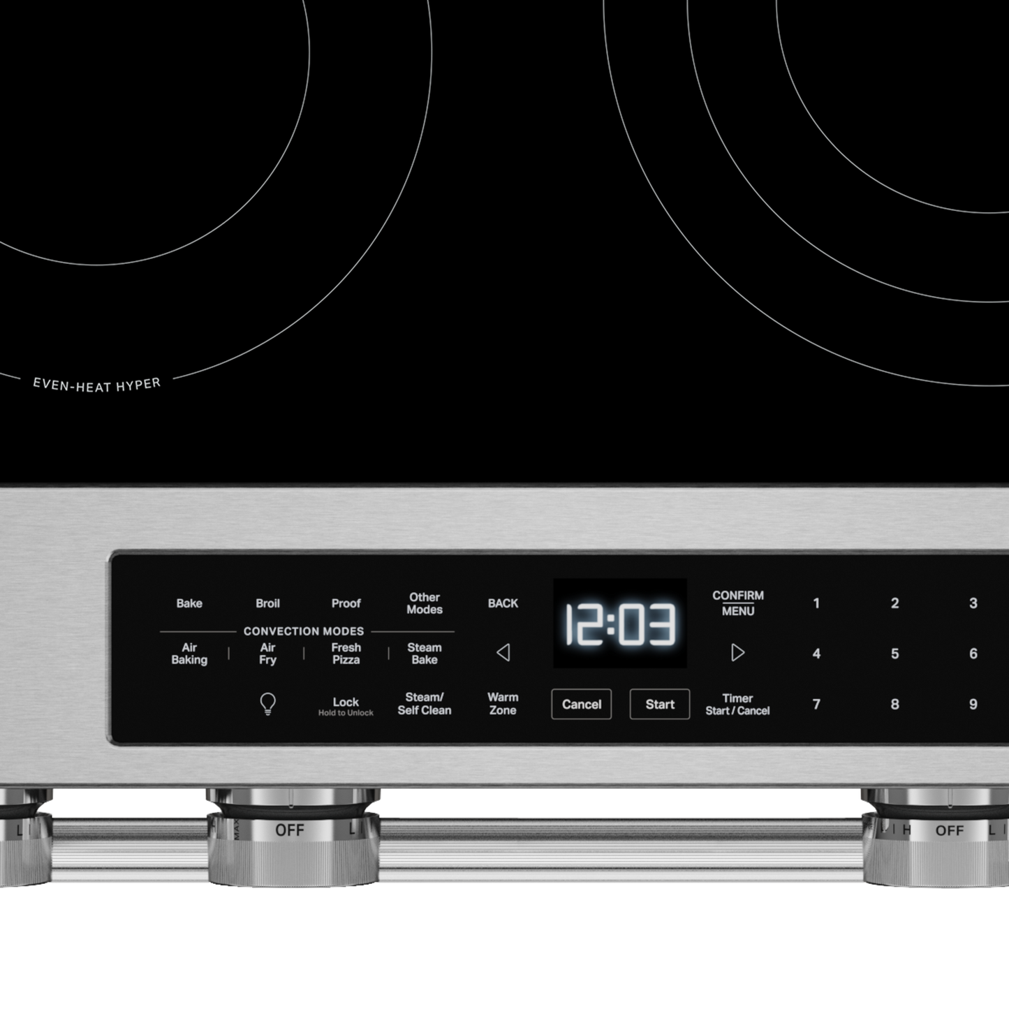 5.3 Cu. Ft. Smart Slide-in Electric Range with Two Even-Heat™ Hyper Elements and Convection Cooking Modes