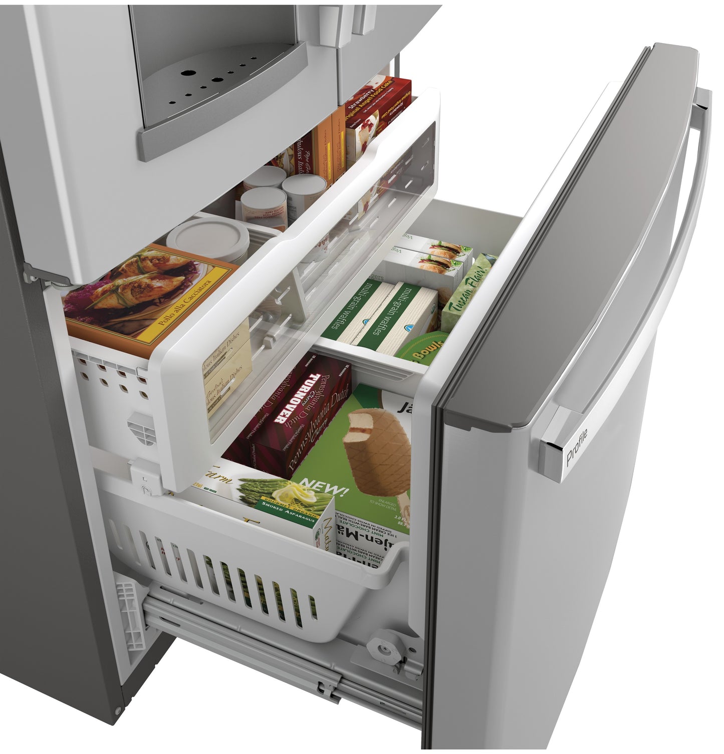 GE Profile™ Series ENERGY STAR® 27.7 Cu. Ft. French-Door Refrigerator with Hands-Free AutoFill