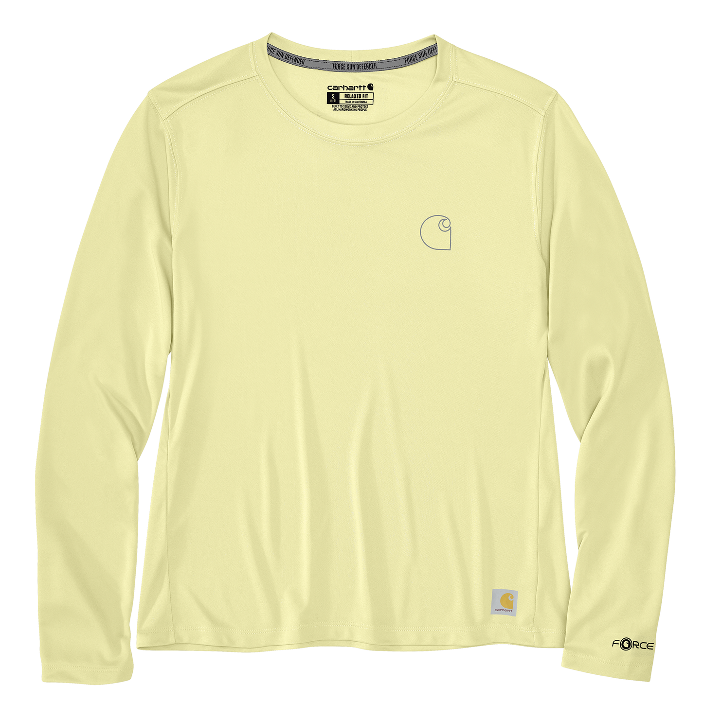 Carhartt Women's Force Sun Defender Relaxed Long Sleeve Logo T-Shirt