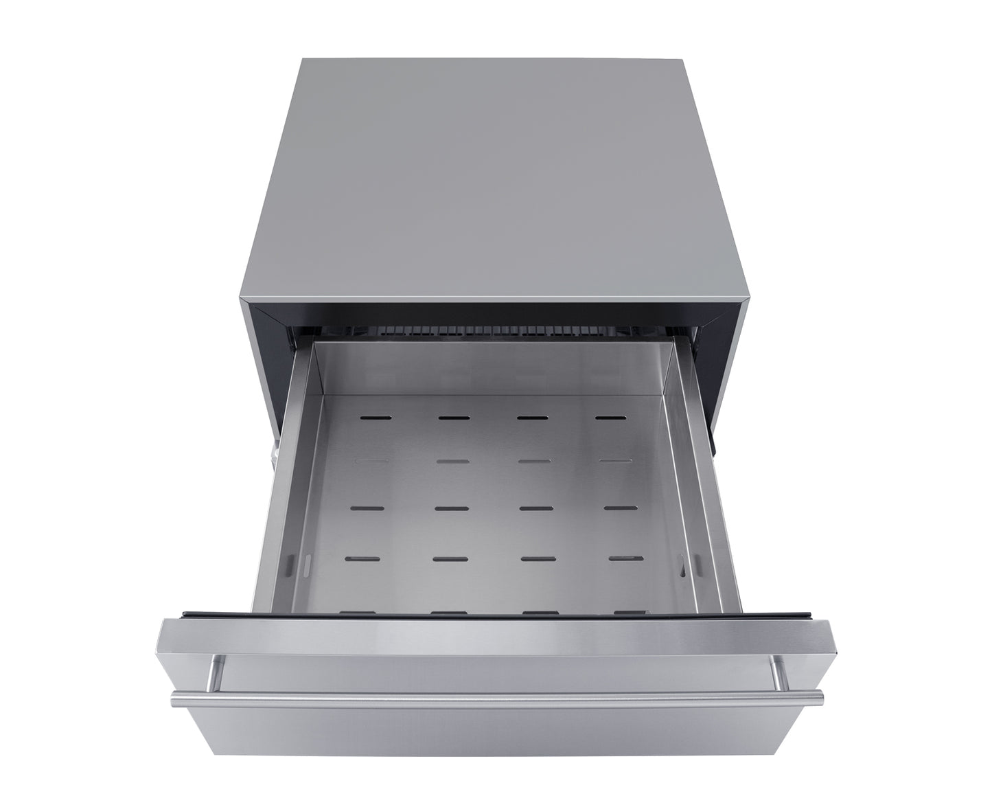 24" Wide Built-In Commercial Beverage Refrigerator With Top Drawer