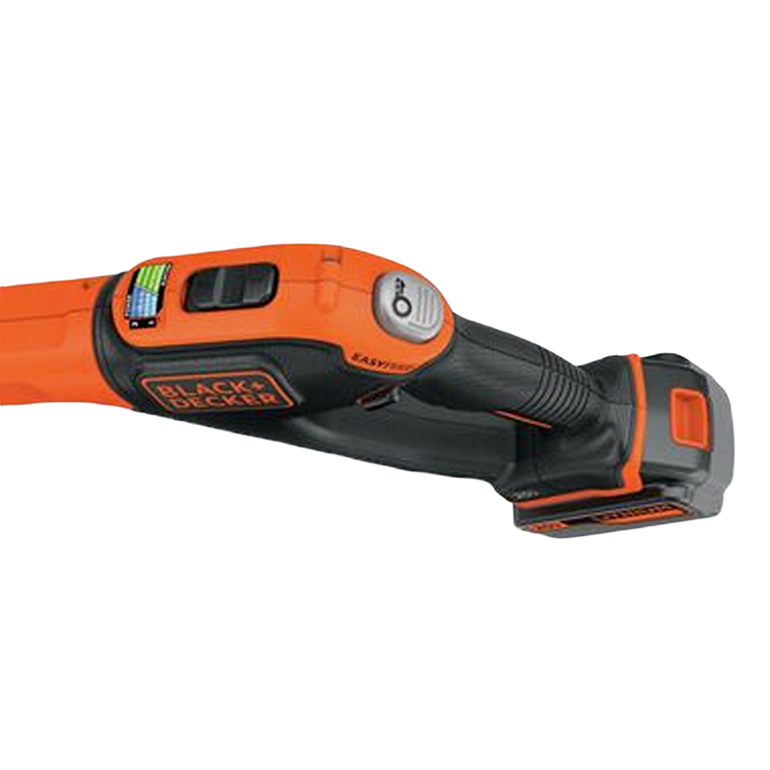 Compact cordless trimmer and edger in black and orange for versatile lawn care in outdoor power tools and garden collections