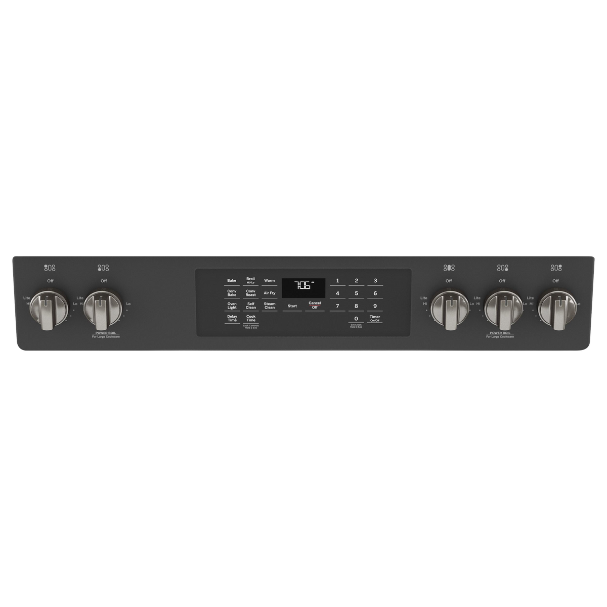 GE® 30" Slide-In Front-Control Convection Gas Range with No Preheat Air Fry