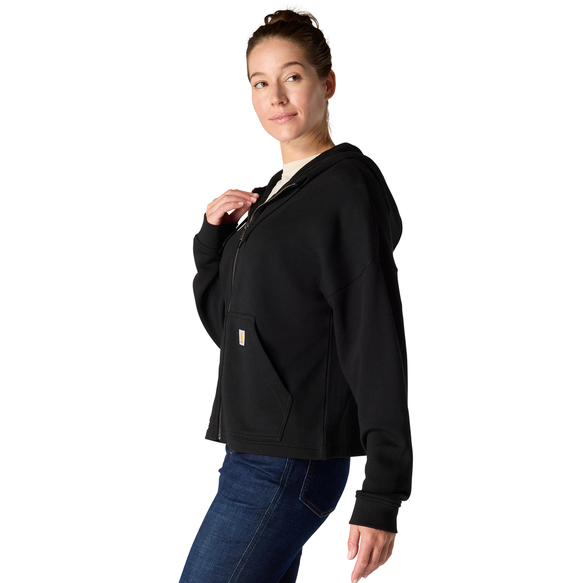 Carhartt Women's TENCEL Fiber Series Loose Fit Full-Zip Sweatshirt