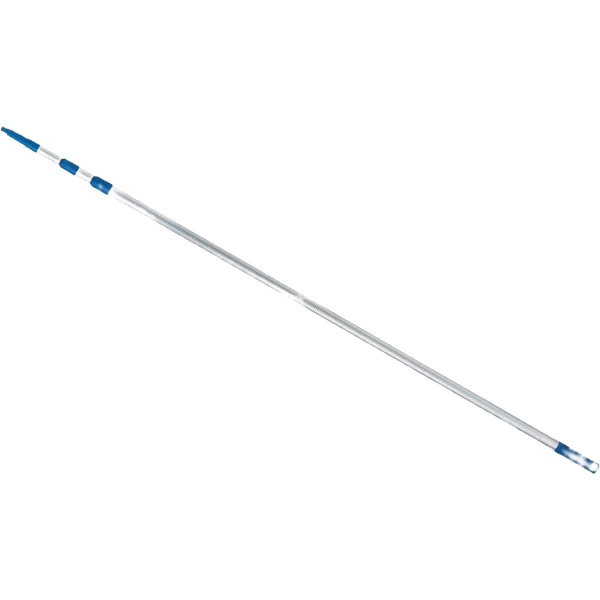 Lightweight aluminum extension pole handle with fluted grip designed for cleaning and painting tools under $100