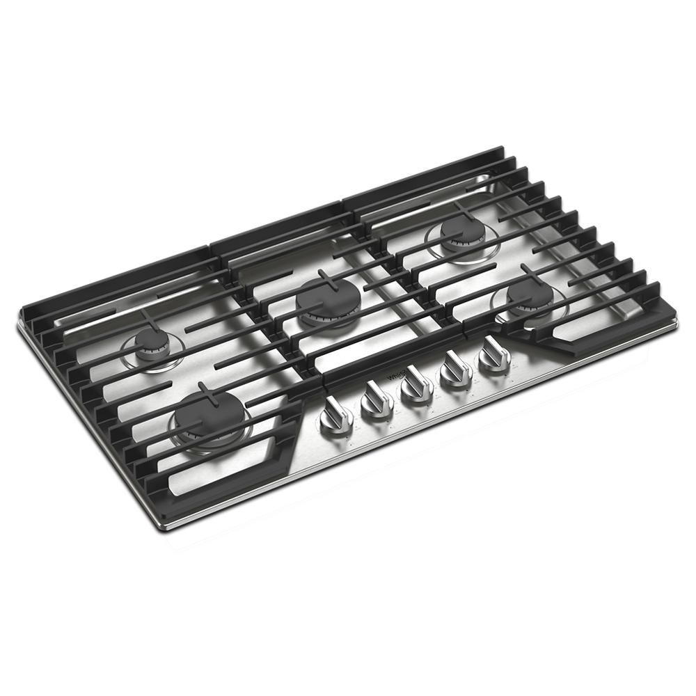 36-inch Gas Cooktop with 5 Burners and EZ-2-Lift™ Hinged Cast-Iron Grates