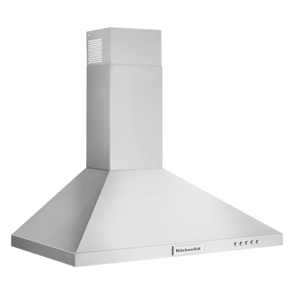 Wall-mount stainless steel canopy hood with 3-speed ventilation motor for kitchen and home improvement projects