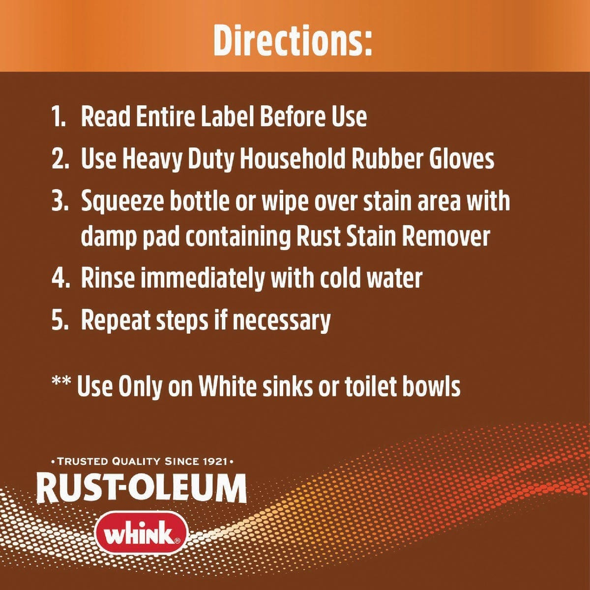 Whink 32OZ Rust/Stain Remover, 5-Pack