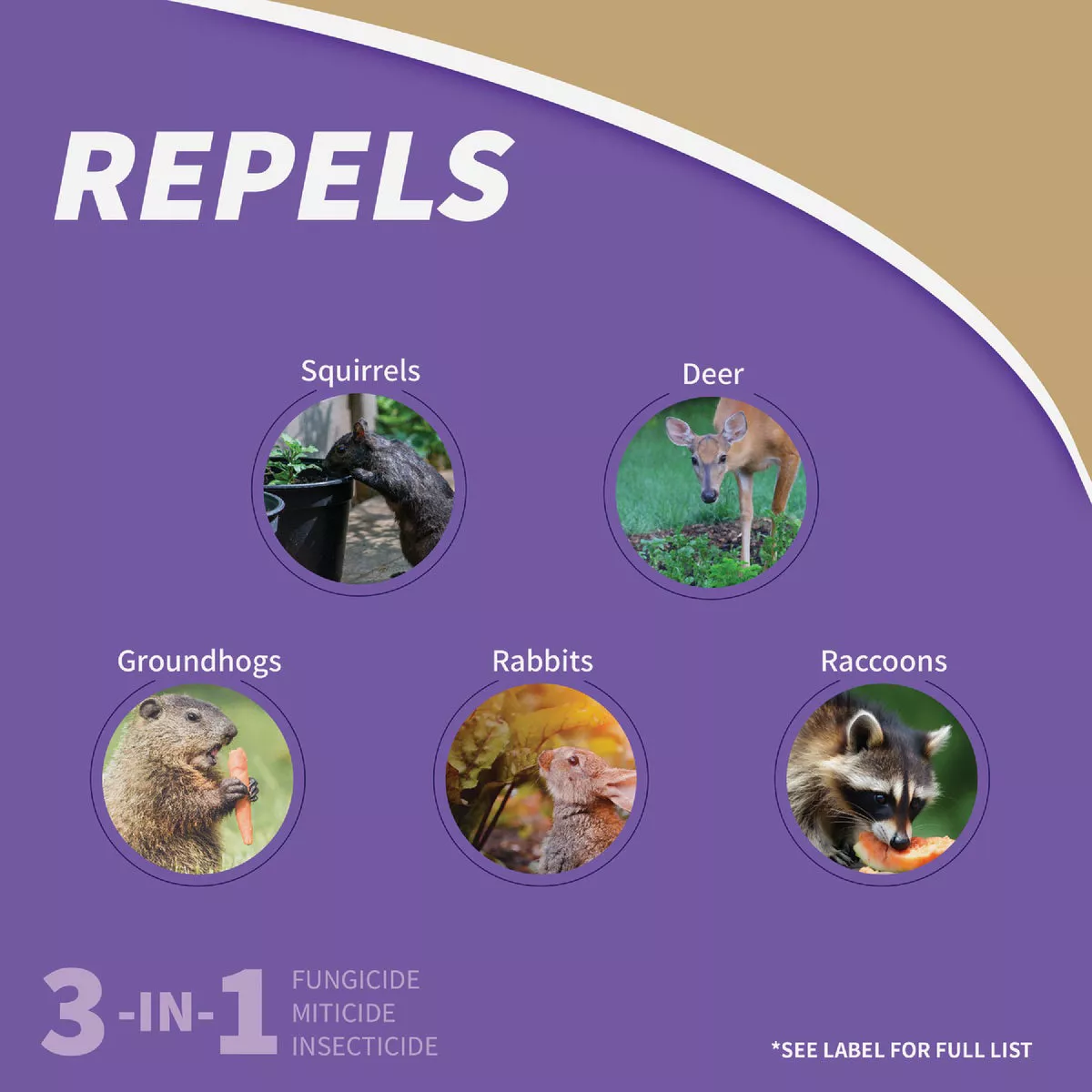 Bonide Repels-All 3 Lb. Granules Animal Repellent