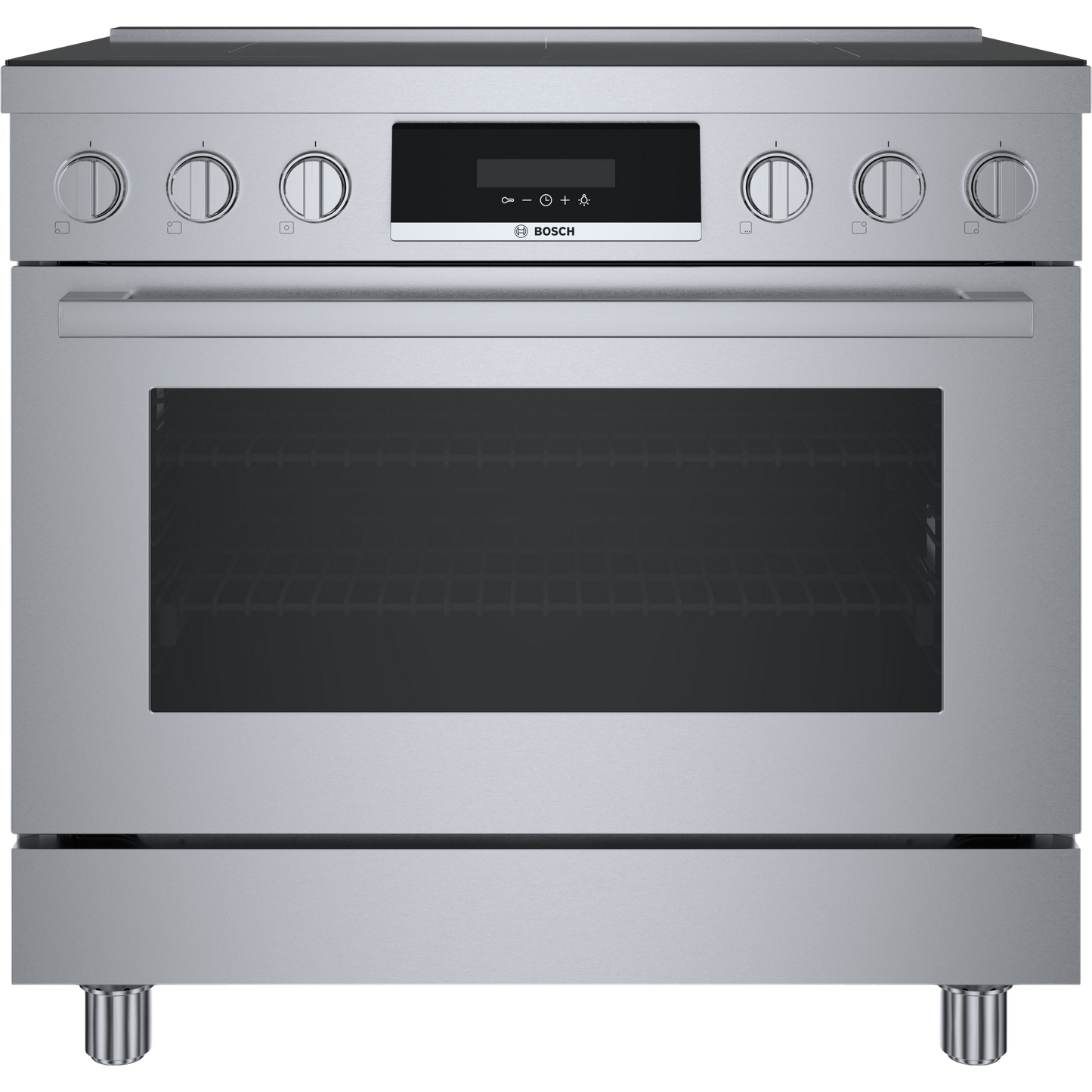 800 Series, Induction freestanding range, 36'', Stainless Steel