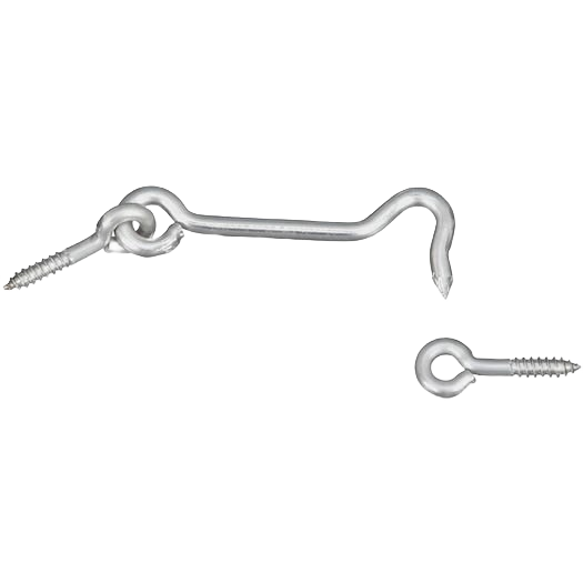 Stainless steel 3-inch hook and eye fastener for doors, gates, and hardware projects under $50 collection