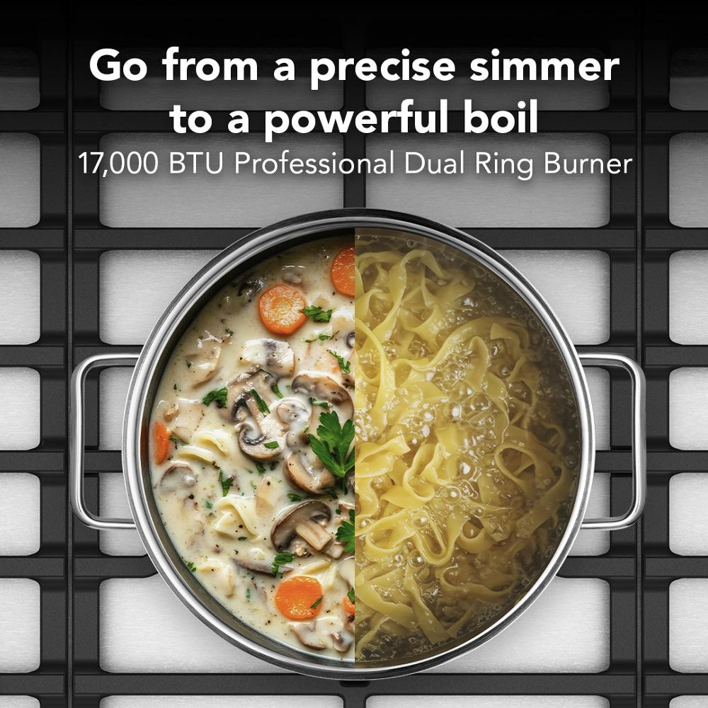 KitchenAid® 30 in. Gas Cooktop with 5 Burners and Integrated Wok Grate
