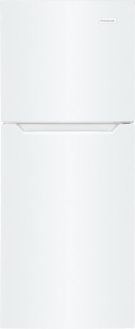 White top freezer refrigerator with smooth finish in kitchen appliances and top freezer refrigerators collection