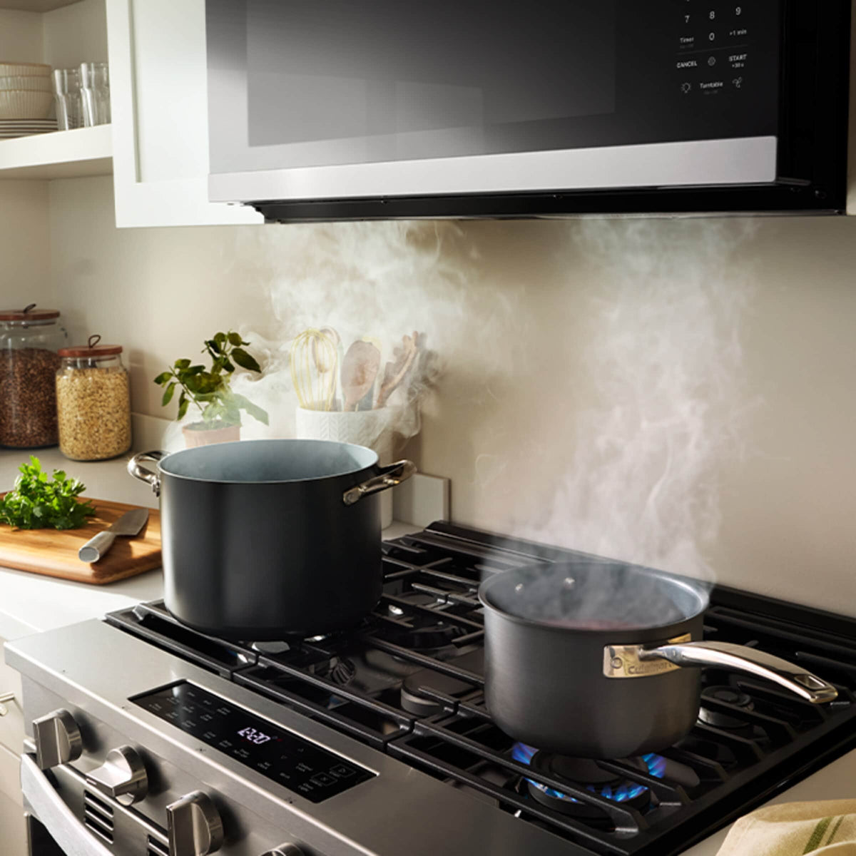 2.1 cu. ft. Microwave Hood with Sensor Cooking and AccuPop™