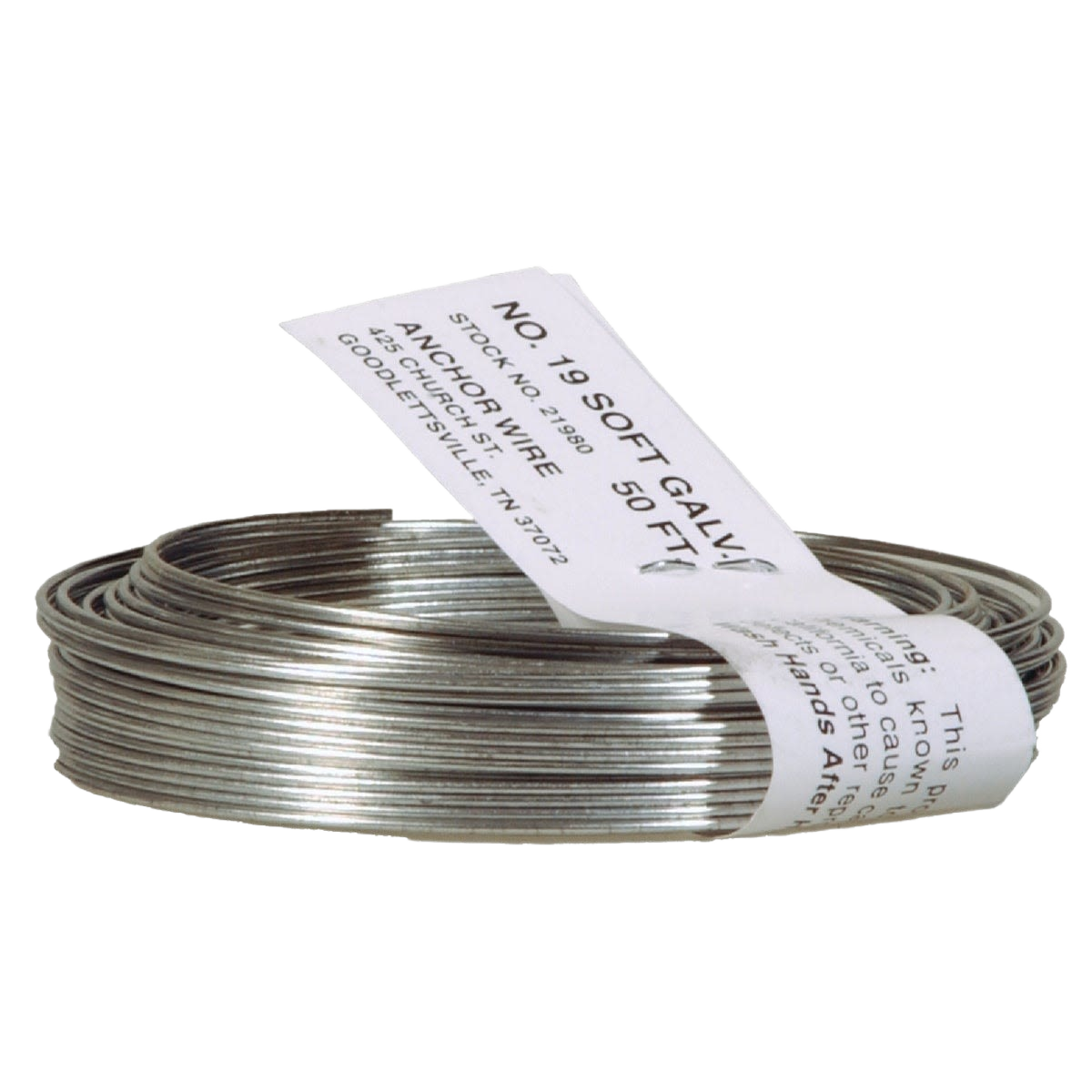 Coiled galvanized steel wire suitable for mechanics and general hardware use in Fasteners and Clips & Fasteners collections