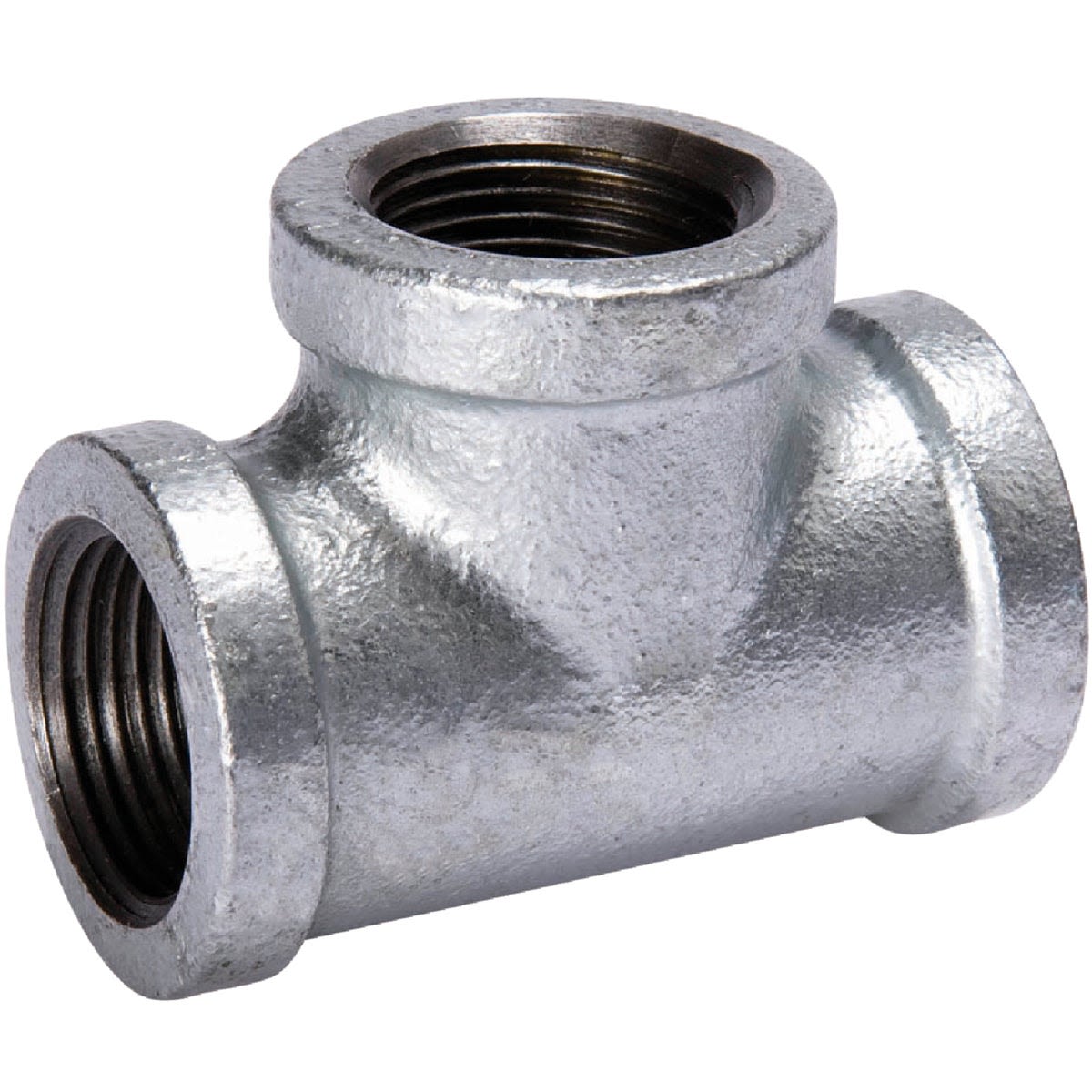 Galvanized iron pipe tee fitting for plumbing branch connections in galvanized fittings and pipes under 50 category