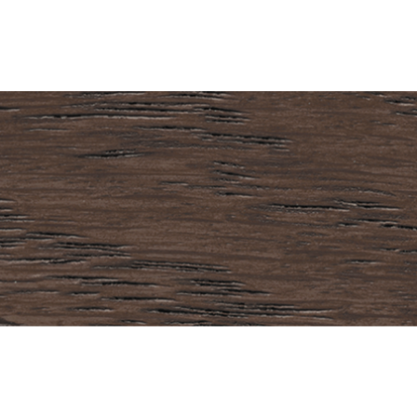 Dark brown wood surface stained with Black Caviar oil-based interior wood stain from stains and finishes collection