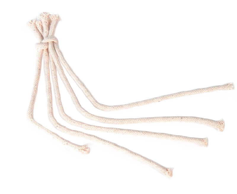 Set of five natural cotton oil lamp wicks for home decor lighting and replacement under $50 collections