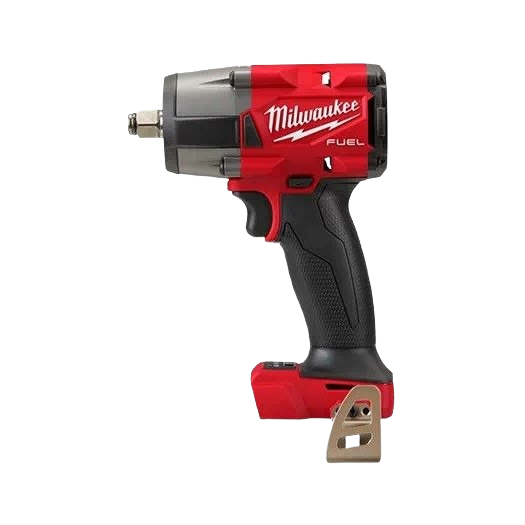 Compact red and black mid-torque impact wrench designed for professional tools and home improvement tasks