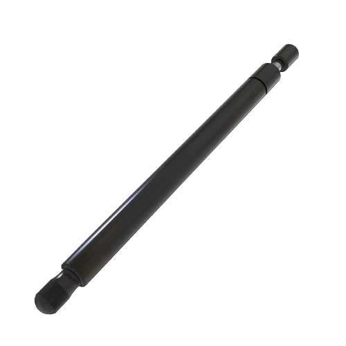 Black gas operated cylinder for John Deere parts and lubricants in tools and home improvement collections