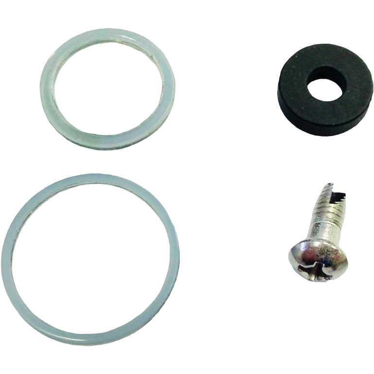 Set of brass stem repair parts including screw and washers for plumbing repair under $50 collection