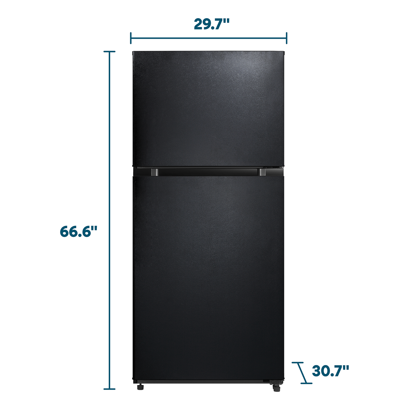 Element Electronics 18.1 cu. ft. Top Freezer Refrigerator - Black, ENERGY STAR (ERT18CSEB)