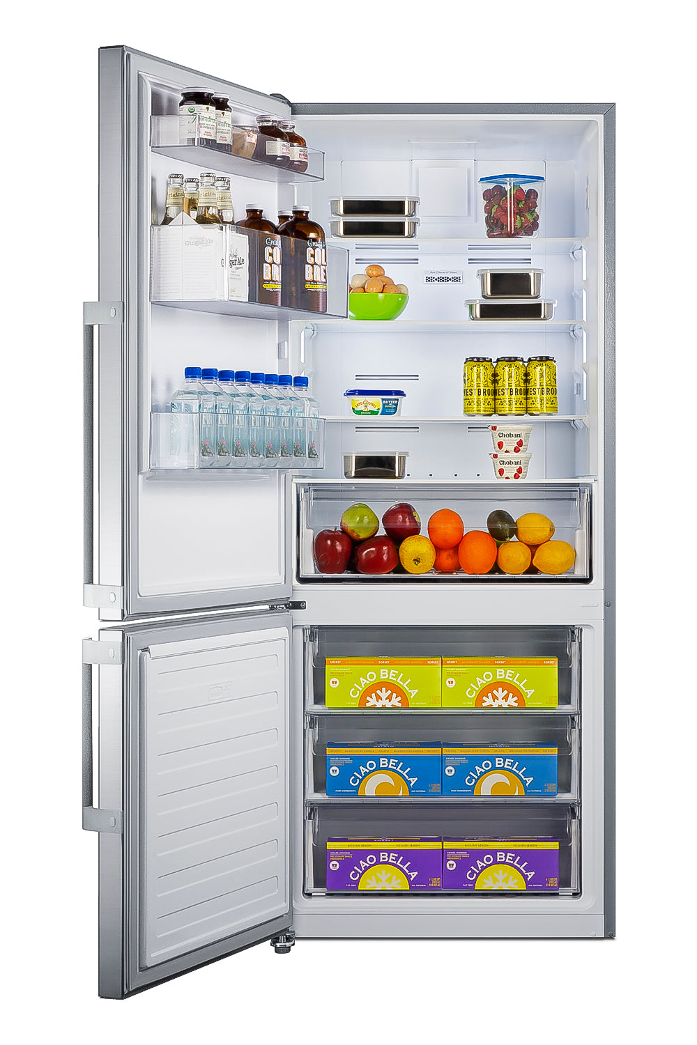 28" Wide Bottom Freezer Refrigerator