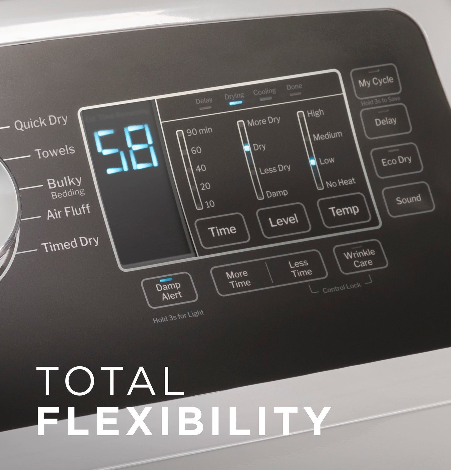 GE® 7.4 cu. ft. Capacity Gas Dryer with Up To 120 ft. Venting and Sensor Dry