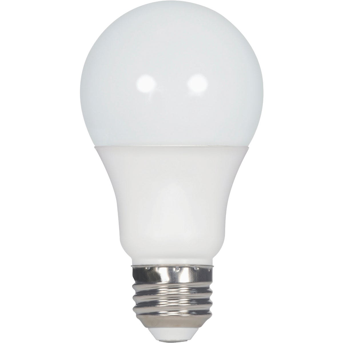 Frosted LED A19 light bulb with natural tone suitable for lighting and home improvement collections under $50