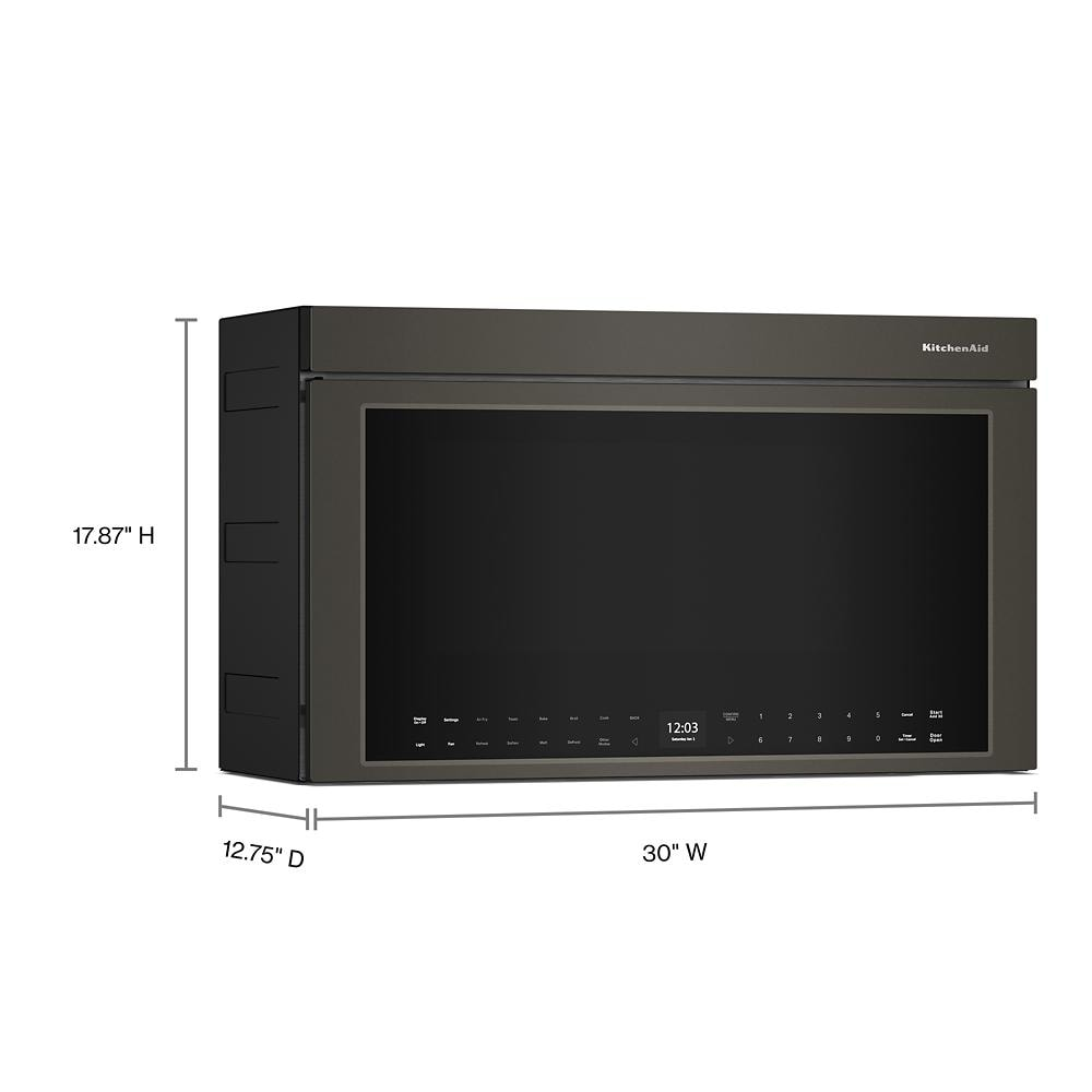 Multifunction Over-the-Range Microwave Oven with Flush Built-In Design