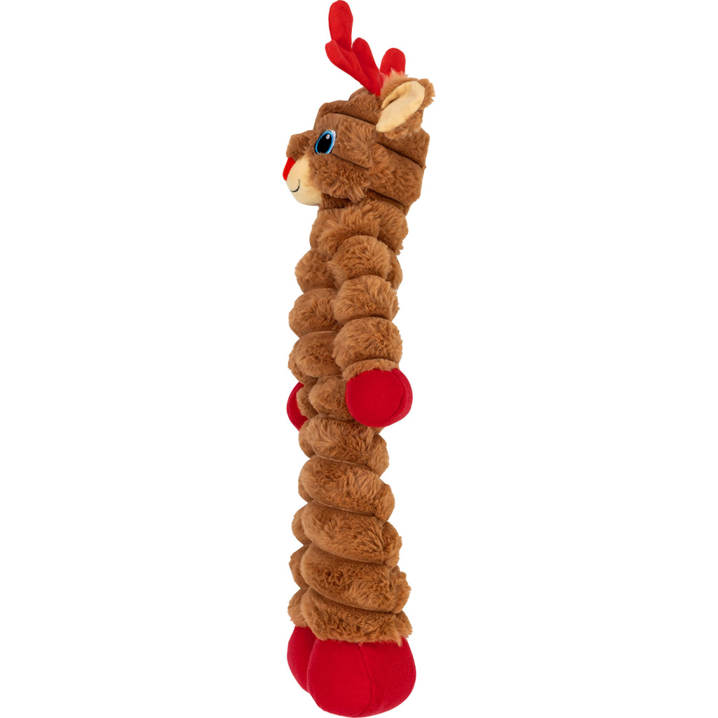 KONG XL Shakers Crumples Reindeer Plush Christmas Dog Toy