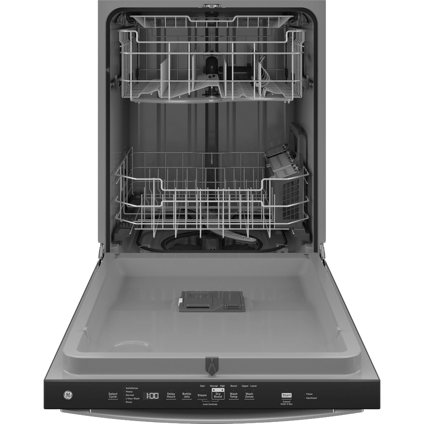 GE® ENERGY STAR® Top Control with Plastic Interior Dishwasher with Sanitize Cycle & Dry Boost