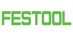 Green Festool logo with bold uppercase letters in a clean, modern font representing a well-known brand in tools and home improvement.