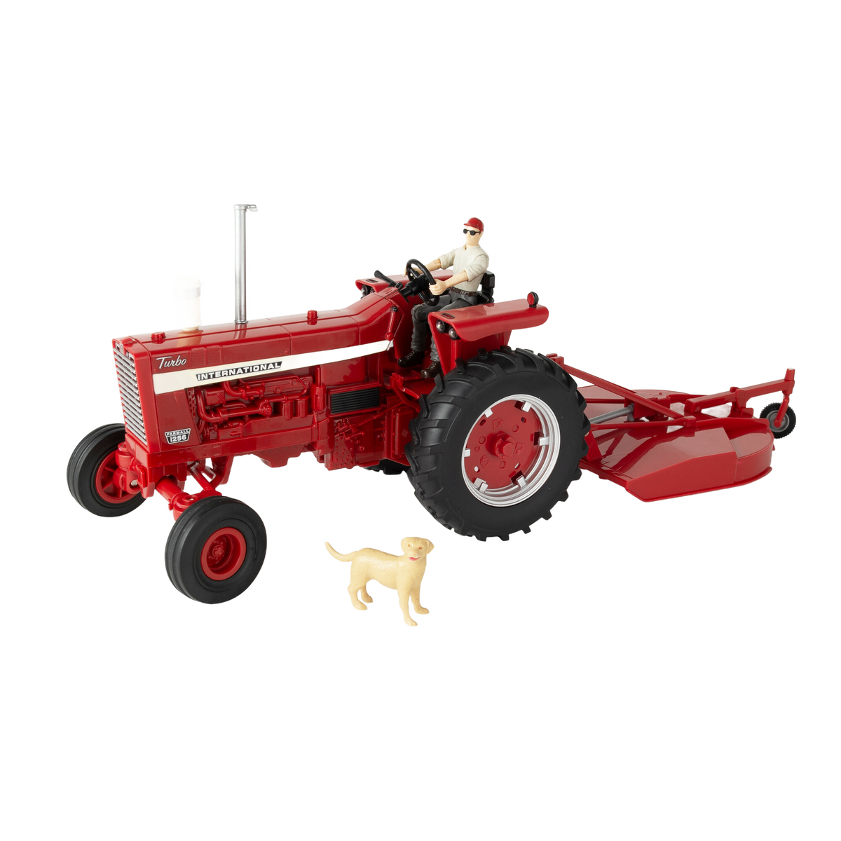 TOMY Big Farm Farmall 1:16 Scale 1256 Tractor with Mower