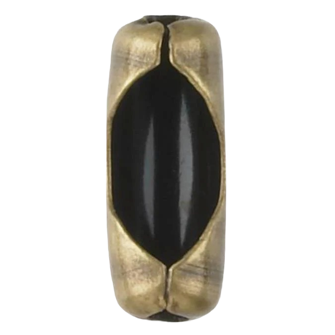 Antique brass chain connector for beaded chains, suitable for lighting and lamp accessories under $50.