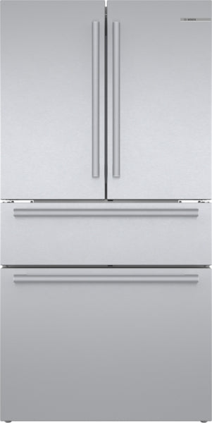 800 Series, French Door Bottom Mount Refrigerator, 36'', Stainless Steel