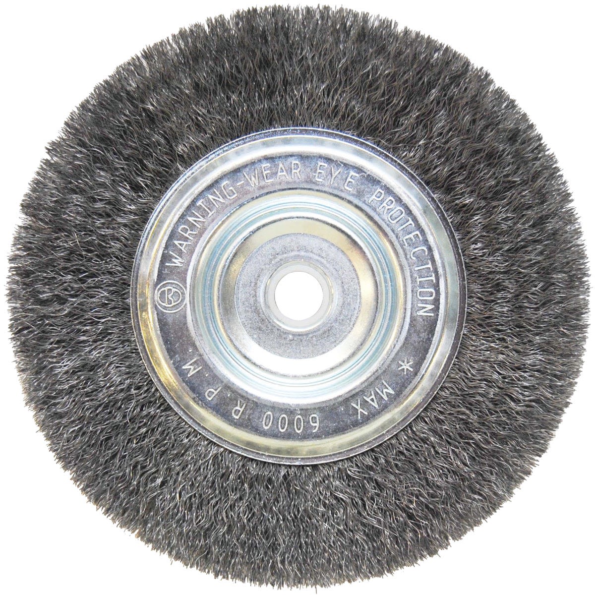 Circular fine crimped wire wheel for bench grinders in woodworking and power tool accessories under $50 collections