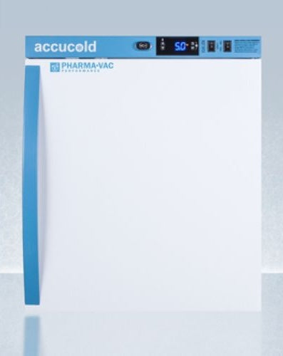 White compact vaccine refrigerator with digital temperature display and keyless access lock in appliances and mini refrigerators collections