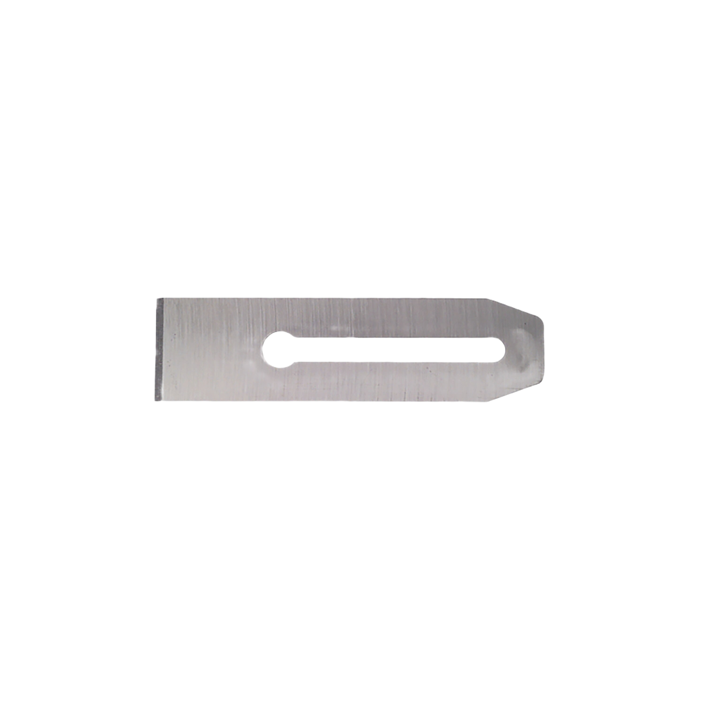 2-inch wide replacement iron blade for bench plane, made of polished steel for woodworking and home improvement tasks