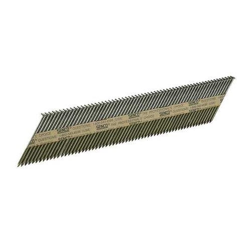 Strip of ring shank paper tape collated nails for framing and construction in hardware and fasteners collection