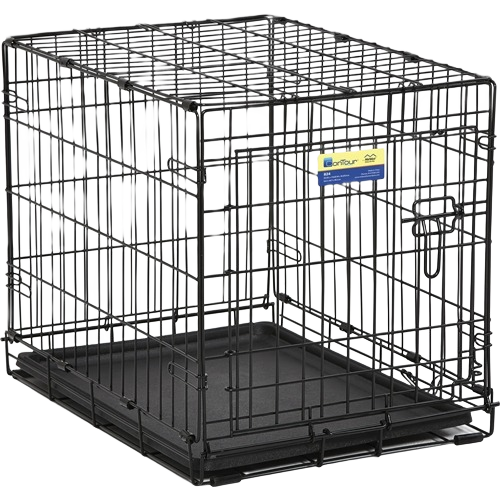 MidWest Homes Contour Dog Crate 24x18x19 – Secure & Cozy