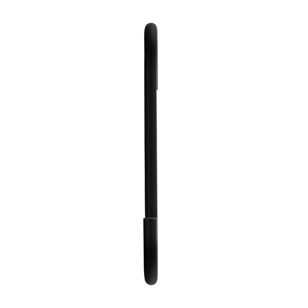 Slim black steel small S-hook plant hanger designed for home improvement and versatile tool use