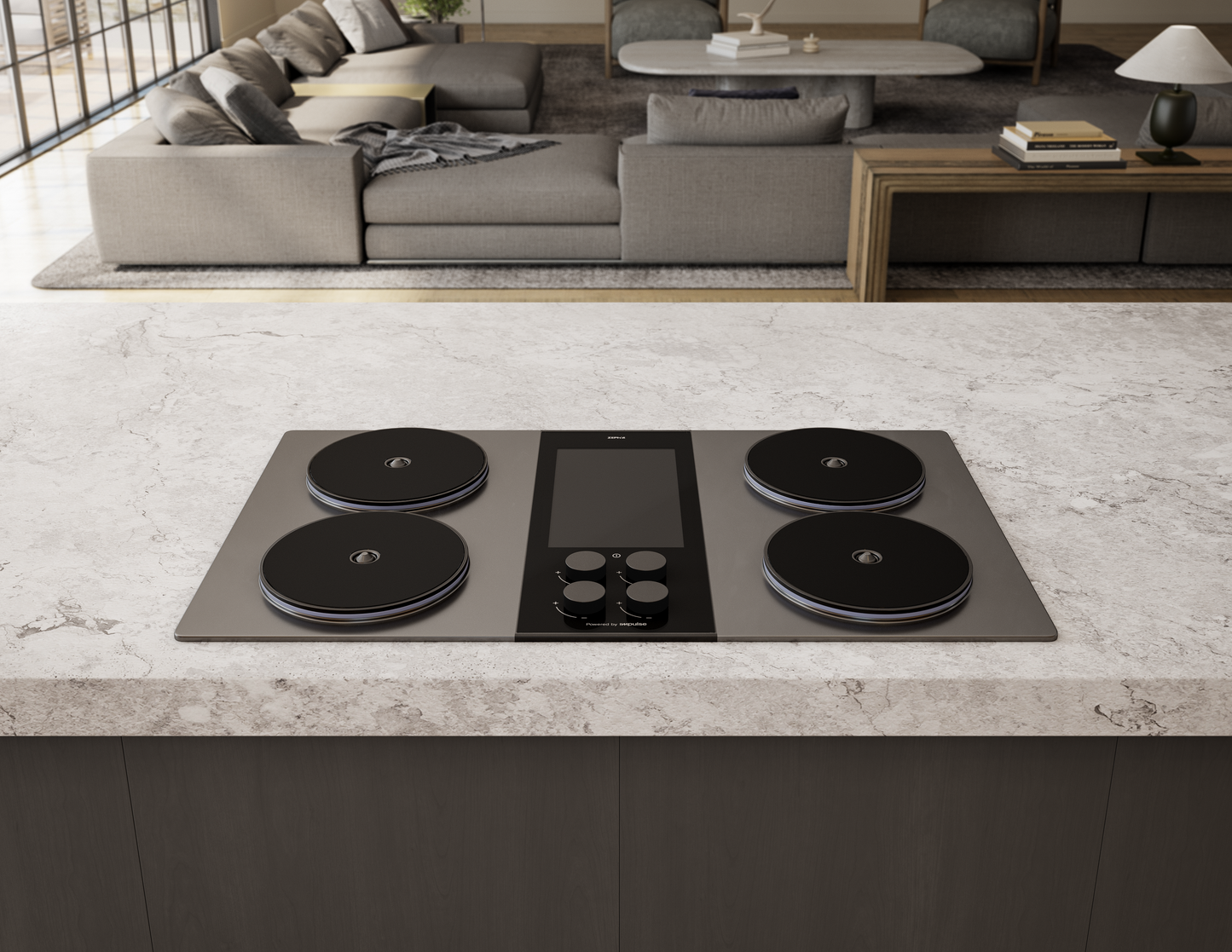 HyperCore Induction Cooktop, 36in, Charcoal, Requires Battery