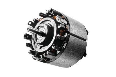 Close-up of Festool cordless drill motor component showing coils and rotor for tools and home improvement projects