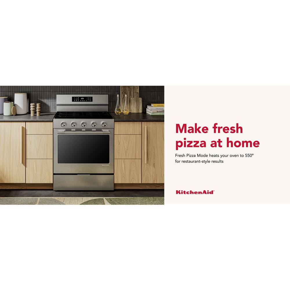 5.0 Cu. Ft. Smart Freestanding Gas Range with Convection Cooking Modes